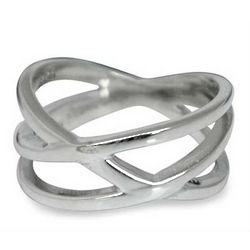 Fervent Embrace Sterling Silver Ring