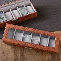 Personalize Crocodile Watch Box