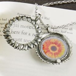 Sunflower Magnifying Necklace