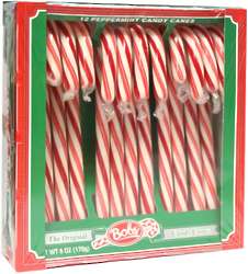 12 Red & White Candy Canes
