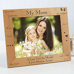 What You Mean To Me Engraved Wood 8x10 Picture Frame
