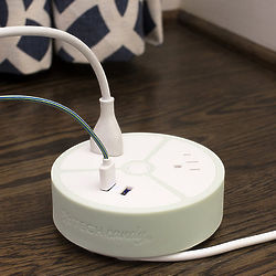 Power House Outlet & USB Charging Station in Grey