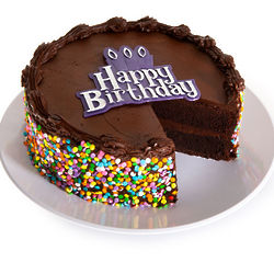 Gourmet Chocolate Happy Birthday Cake
