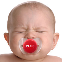 Panic Button Pacifier