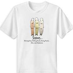 Personalized Sisters and Friends T-Shirt