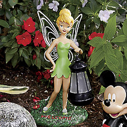 Tinkerbell Garden Statue with Lantern