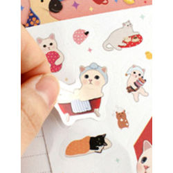 Meow-nificent Cat Sticker Collection