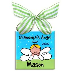 Grandma's Angel Christmas Ornament for Boys