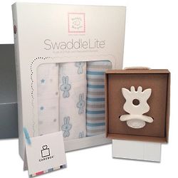 Baby Swaddling Blankets and Natural Teether
