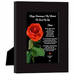 The Love of My Life Husband Anniversary Framed Love Poem