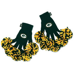 Woman's Green Bay Packers Spirit Fingers Gloves