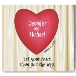 Let Your Heart Show You The Way Personalized Wall Canvas