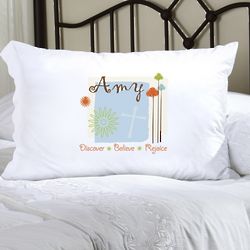 Personalized Nature's Song Pillow Case