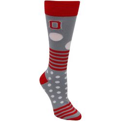 Ohio State Buckeyes Women's Scarlet and Gray Socks