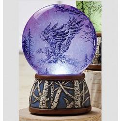 LED Eagle Wildlife Water Globe