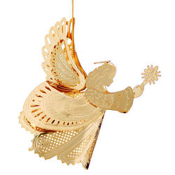 3D Angel with Star Christmas Ornament