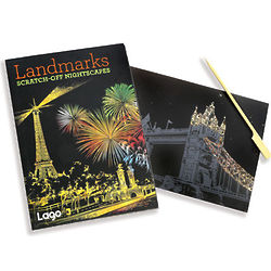 Scratch-Off Nightscapes Landmarks Book