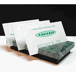 Green Marble Business Card Holder