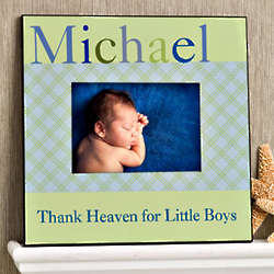 Personalized Baby Boy Just For Them Picture Frame