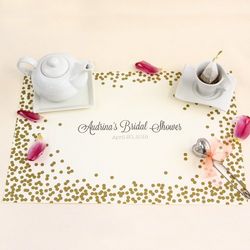 Personalized Bridal Placemats
