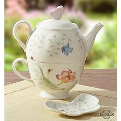 Lenox Butterfly Meadow Tea-for-One Set
