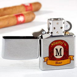 Personalized Zippo Vintage Bar Windproof Lighter