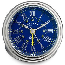 Clipper Blue & Yellow Travel Alarm Clock
