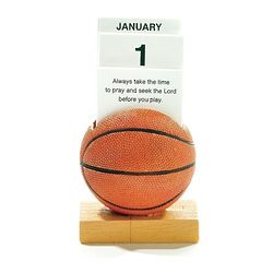 Basketball Prayer Card Calendar