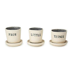 From Little Things Planter Set