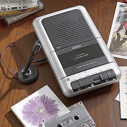 Shoebox-Style Cassette Player/Recorder