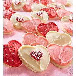 Buttercream Frosted Valentine's Day Cookies