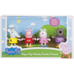 Peppa Pig Figurines Muddy Puddles Friends Toys