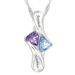 Love's Promise Personalized Birthstone Pendant