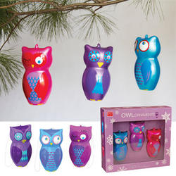 Owl Christmas Ornaments
