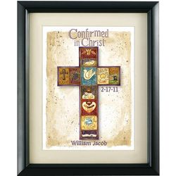 Personalized Confirmed In Christ Framed Art Print