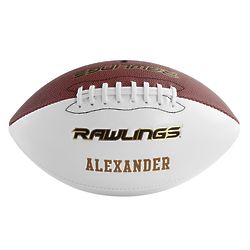 Personalized Rawlings Leather Football