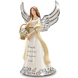 Friends are Like Angels Musical Figurine