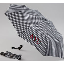 Hounds Tooth Personalized Umbrella with Monogram