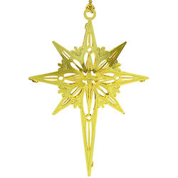 24 Karat Gold Plated Bethlehem Star Ornament