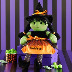 Wicked Cute Personalized Witch Rag Doll