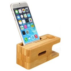 2-in-1 Desktop Stand, and Charger for Apple iPhone and Watch
