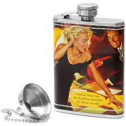 Cocktail Hour for Office Morale Flask