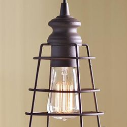 60W Vintage-Style Edison Squirrel Cage Light Bulb