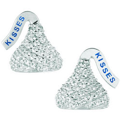 Hershey's Kiss Cubic Zirconia Stud Earrings