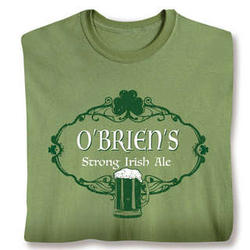 Personalized Strong Irish Ale Shirt