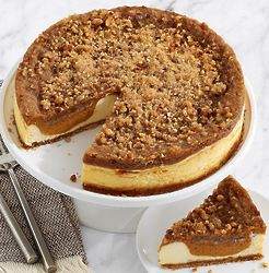 2 Pound Pumpkin Cheesecake with Streusel Topping