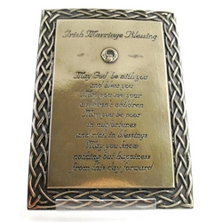 Irish Marriage Blessing Plaque - FindGift.com