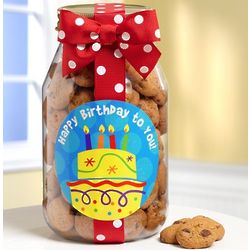 You Take the Cake Happy Birthday Cookies Jar