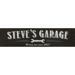 Personalized My Garage Street Sign