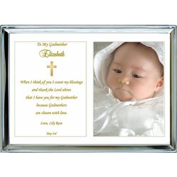 Personalized Godmother Picture Frame with Poem from Godchild